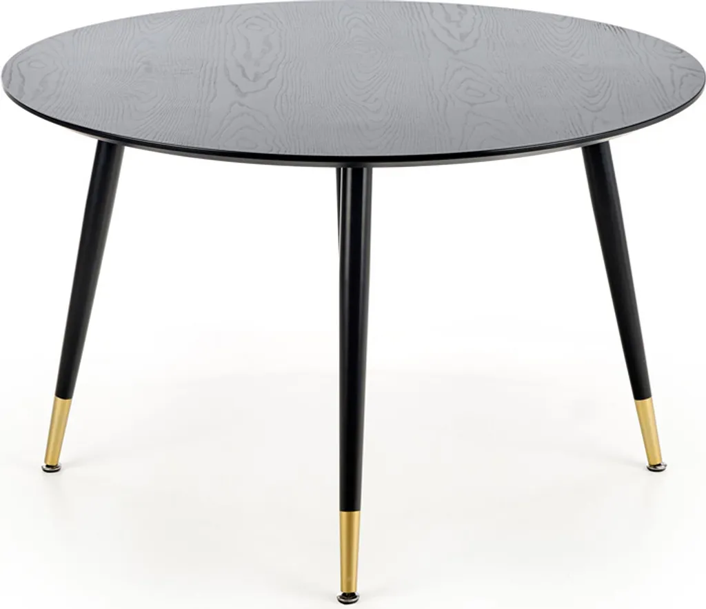 Table de salle à manger Embos noir et or - Design chic et moderne 180cm