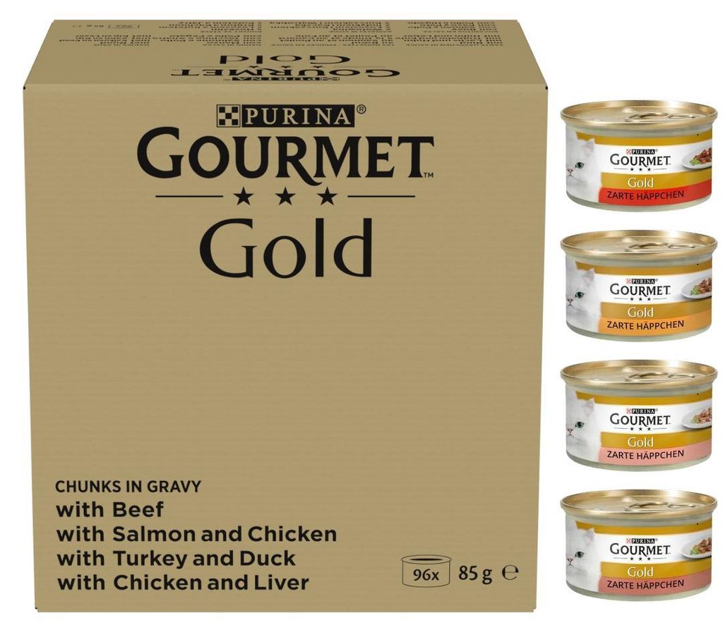 Purina Gourmet Gold, 96 x 85 g Nassfutter für Katzen, Produktbild 
