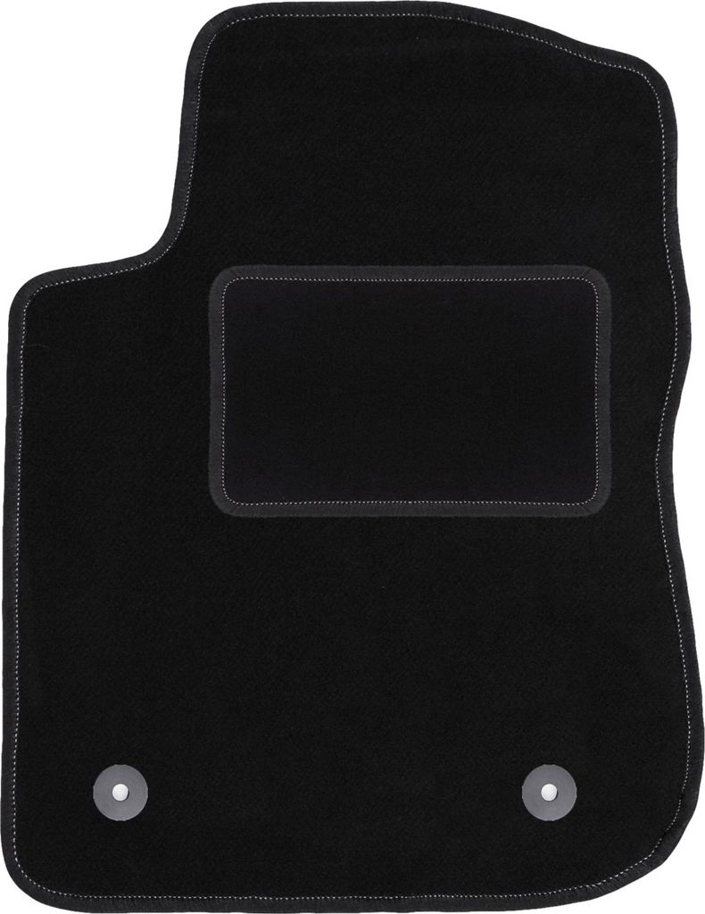 Fahrermatte schwarz für: Peugeot 208 I Schrägheck (2012-2019)
