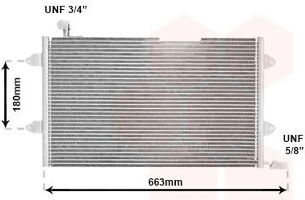 Radiateur de clim pour VW Golf IV Cabriolet - Condenseur Van Wezel 58005146