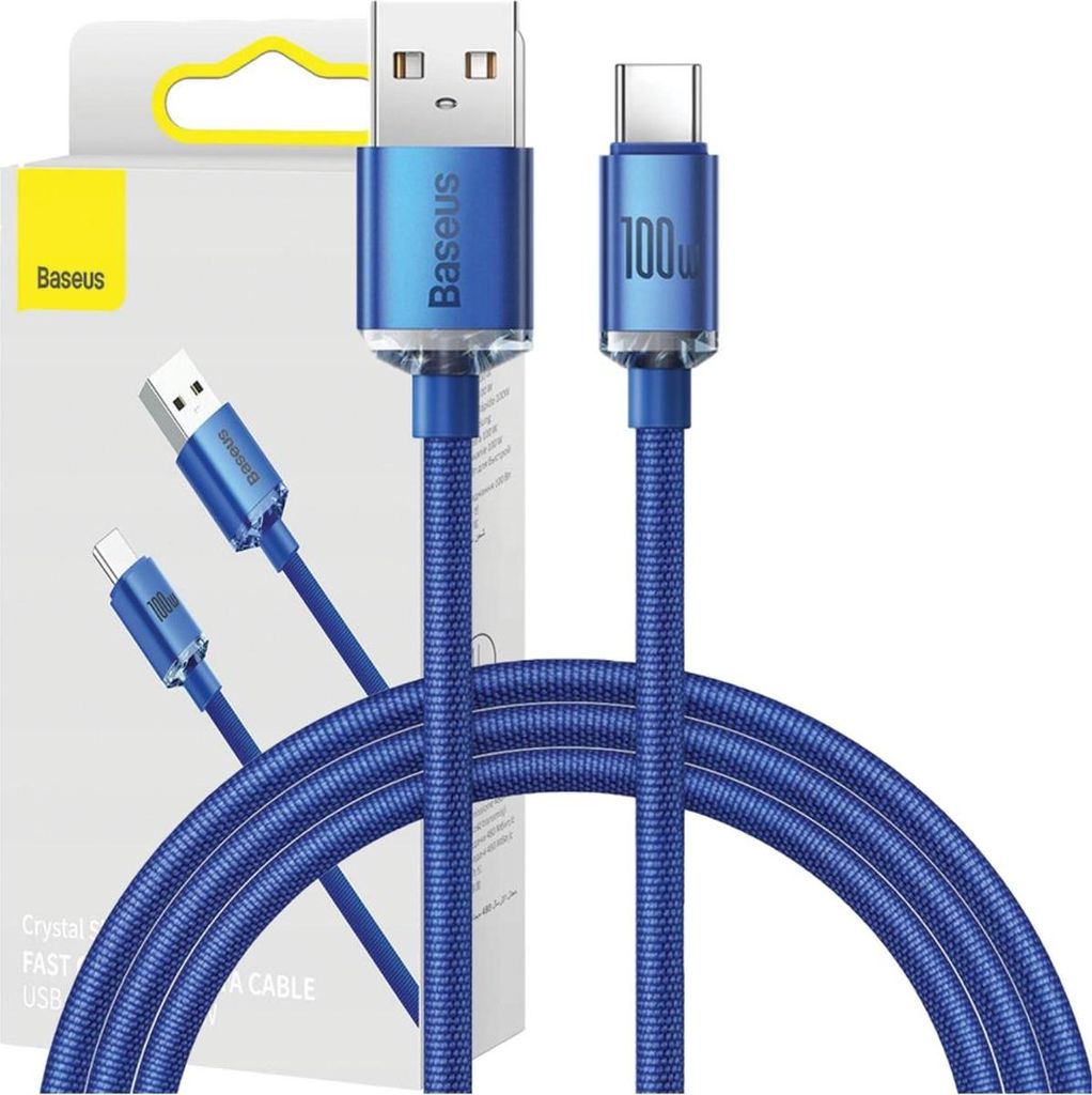 Cavo Usb Do Usb-C Baseus Crystal Shine, 100W, 1,2M Immagine del prodotto 
