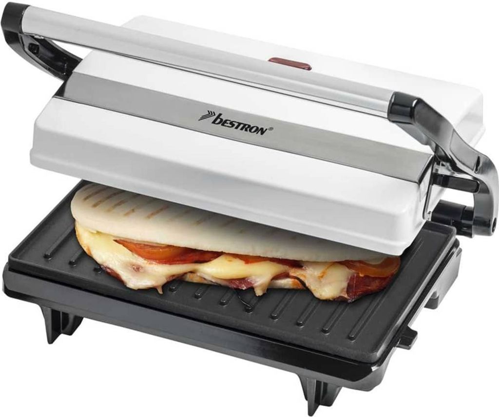 Bestron Kontaktgrill mit Auffangschale, Sandwichmaker mit Produktbild 