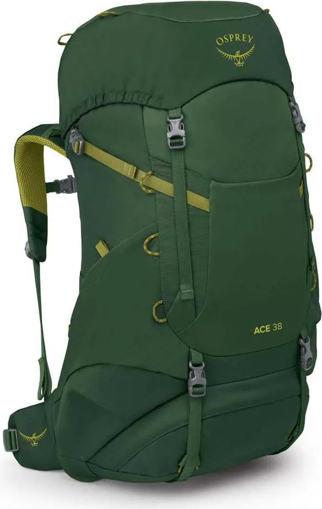 Osprey Ace 38 Sac à Dos Randonnée Enfant Green Canopy Matcha Green