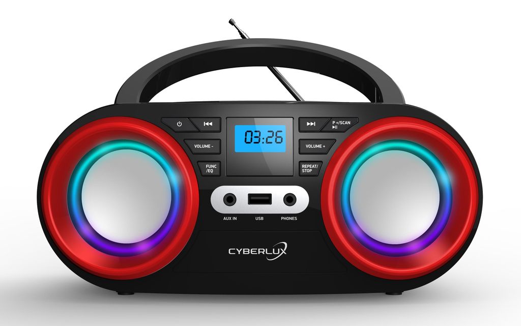 Cyberlux CD-Player | CD-Radio | Tragbares Kinder Radio | Produktbild 