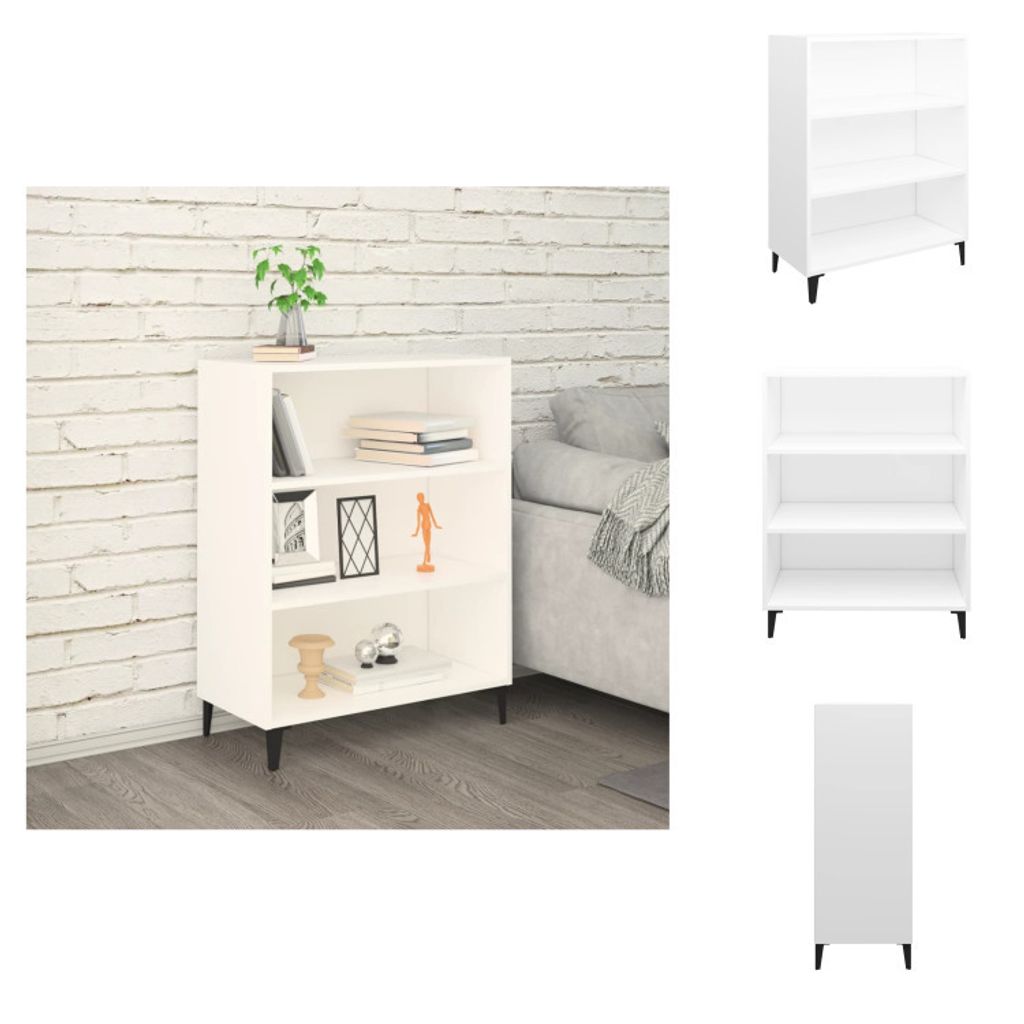 vidaXL Sideboard Weiß 69,5x32,5x90 cm Holzwerkstoff - Sideboards