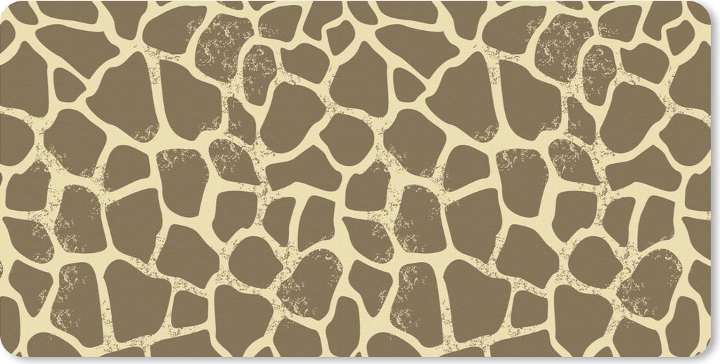 MuchoWow Mauspad Mousepad Muster - Giraffe - Fell 60x30 cm - Mousepads - Maus Mat - Pad - Mausunterlage - Nachhaltig