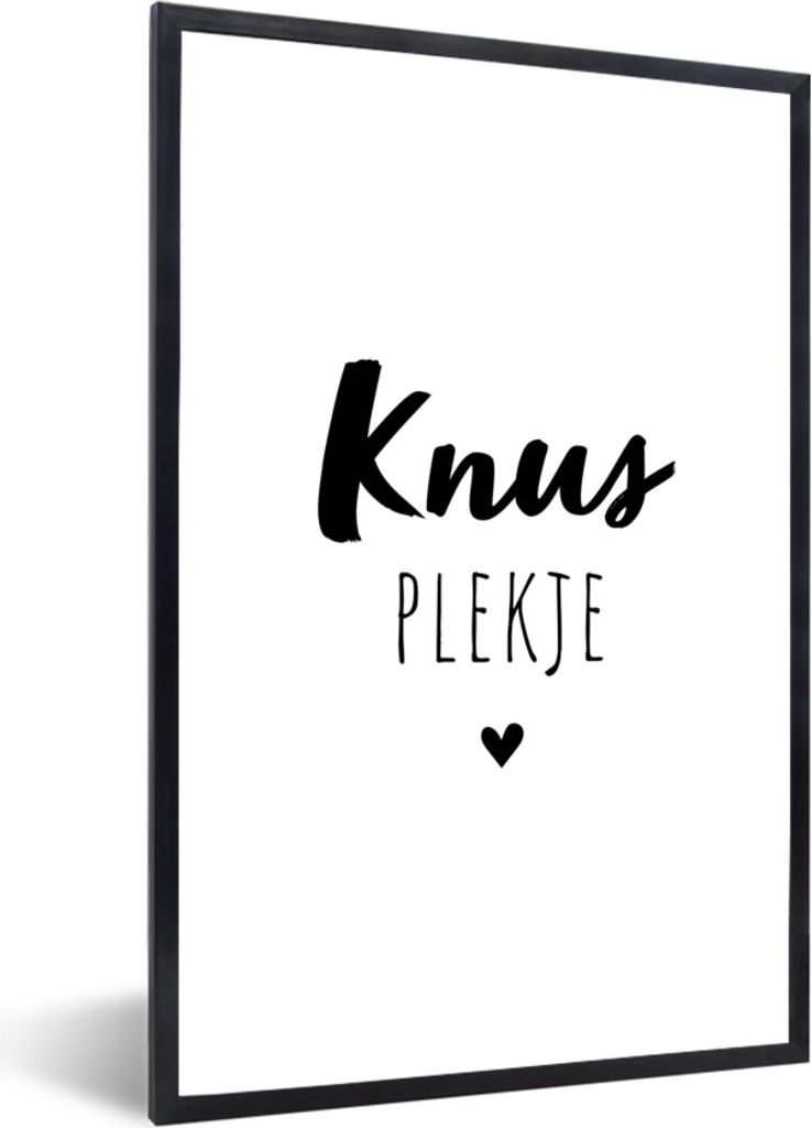 MuchoWow Gerahmtes Poster Zitate - Gemütliches Plätzchen - Garten - Text 20x30 cm - Poster mit Schwarzem Bilderrahmen Wandposter Rahmen Foto Bi...