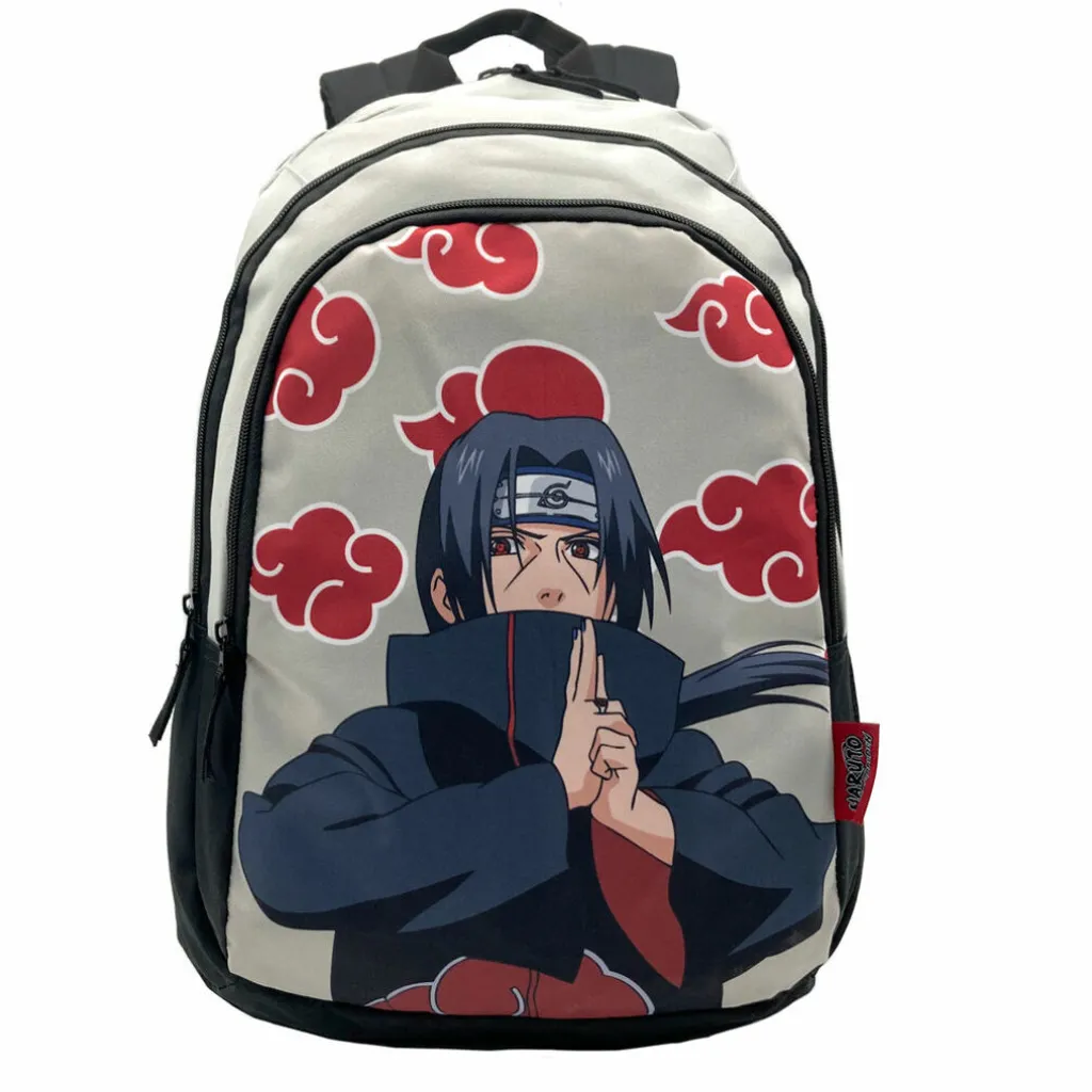 Grand Sac à dos Naruto Itachi pour Collège et Lycée - Confort Dos