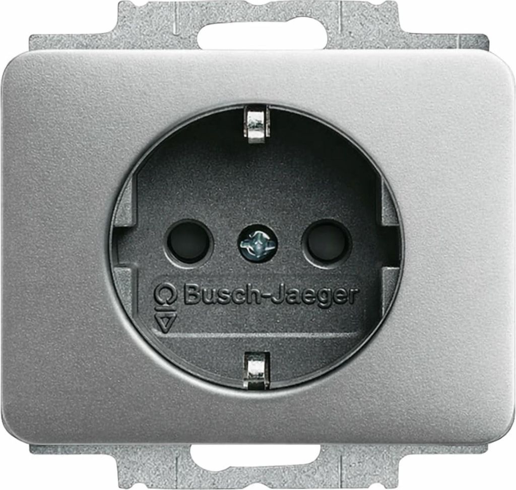 Busch-Jaeger SCHUKO® Steckdosen-Einsatz Safety+ titan - Produktbild 