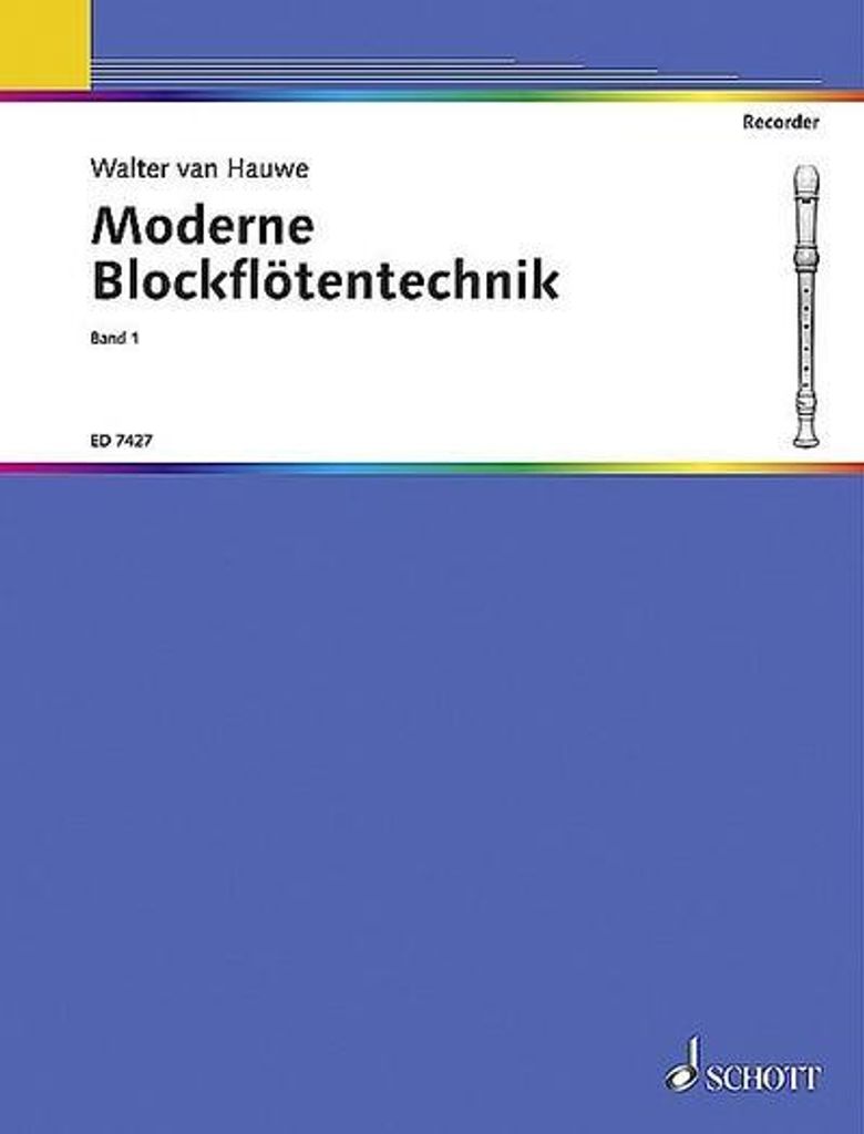 Moderne Blockflötentechnik