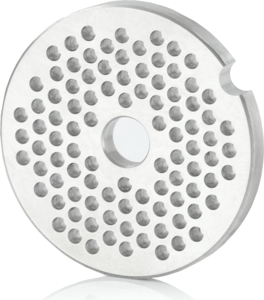 Mahlzeit Edelstahl Lochscheibe ø 3 mm für Profi Fleischwolf elektrisch | ø 5 cm