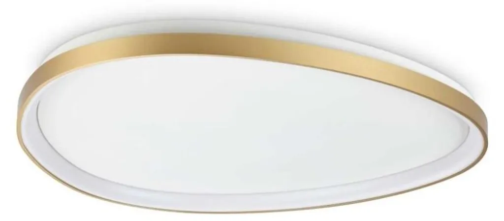 Plafonnier LED Gemini Metal Brass 41W 3000K - Luminaire au design épuré