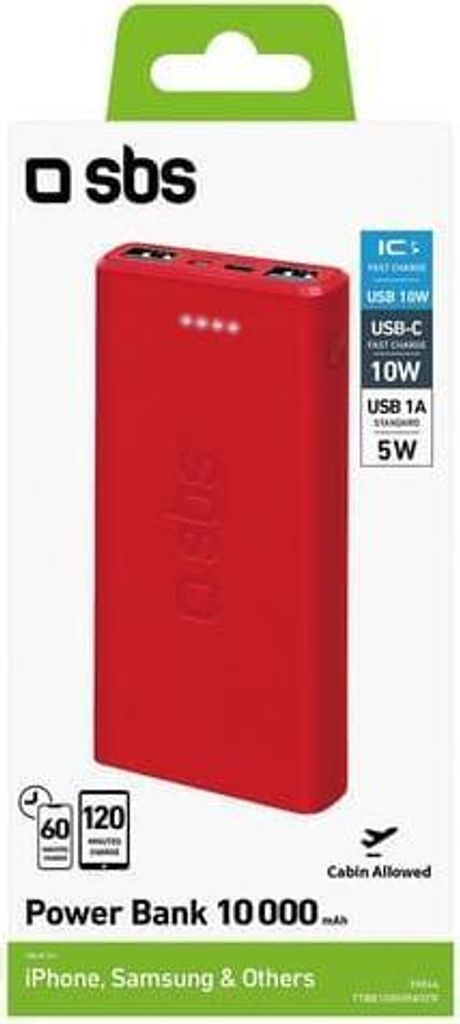 SBS TTBB10000FASTR, 10000 mAh, Litowo-polimerowy (LiPo), Zdjęcie produktu 