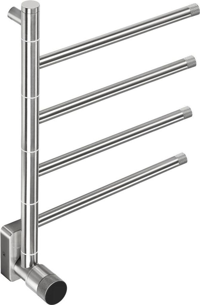 Elektrischer Handtuchradiator - Chrom - 60 Watt, 58x41x13 cm