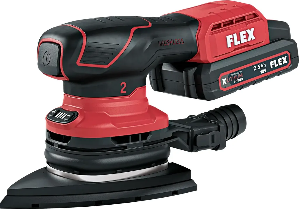 Ponceuse vibrante triangulaire 18V FLEX avec régulation de vitesse - 4