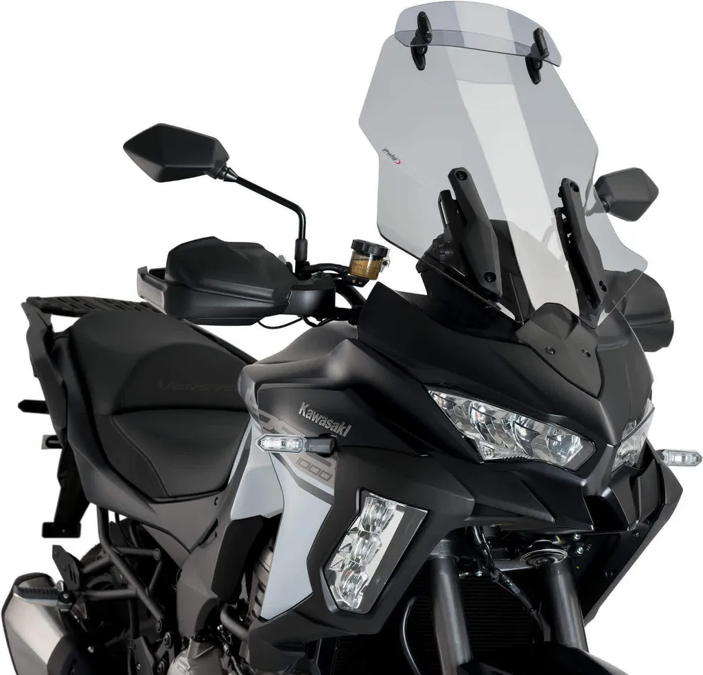 Bulle Touring PUIG avec Déflecteur pour Kawasaki Versys 1000 SE Fumé Clair
