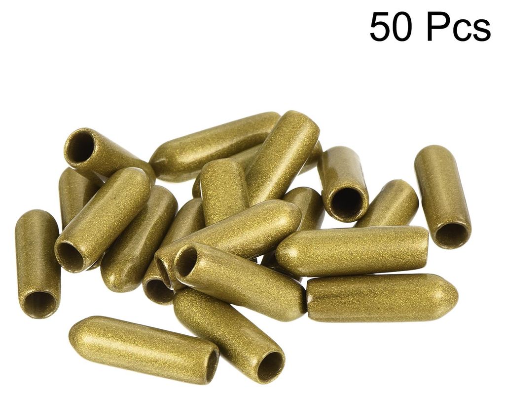 50 Stš¹ck Gummi Endkappen 4 mm ID Gummikappen Gummi Stopfen Runde Schutzkappen Schutzabdeckung Endspitzen Staubschutz fš¹r Drahtkabel Gewinde B...
