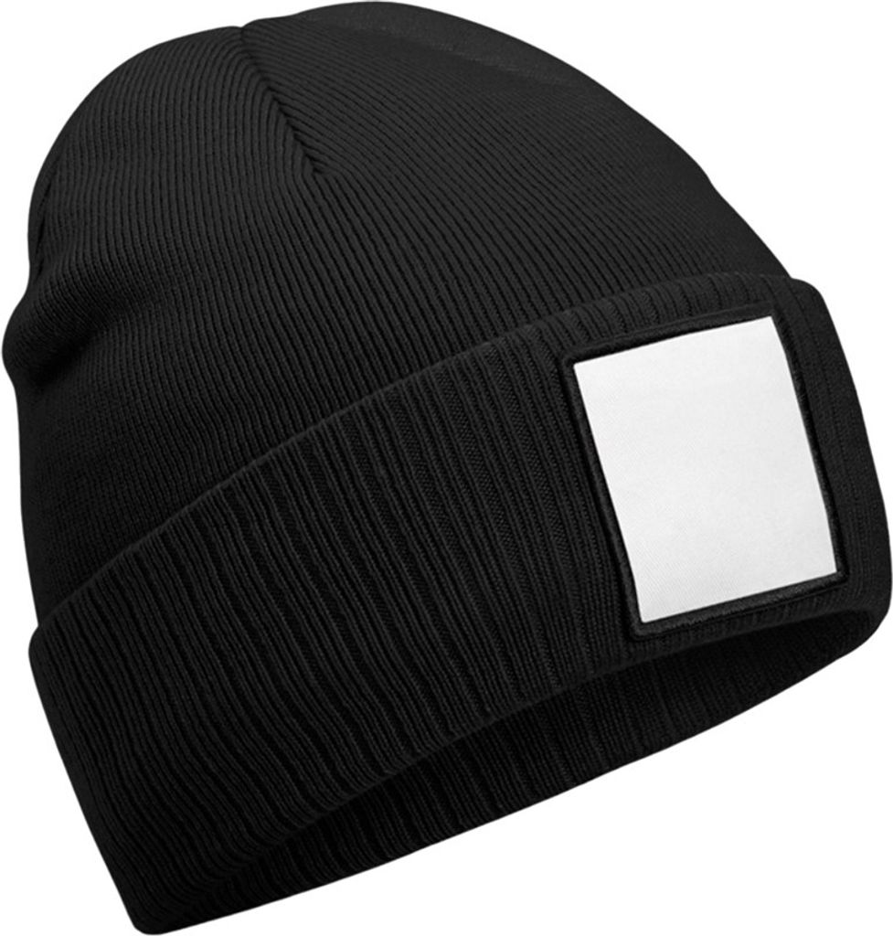 Beechfield - Mütze Applikationen RW10394 (Einheitsgröße) (Schwarz/Weiß)