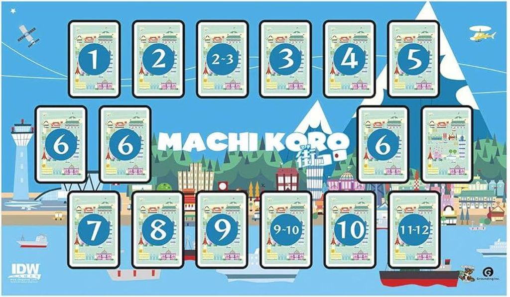 Machikoro-Spielmatte