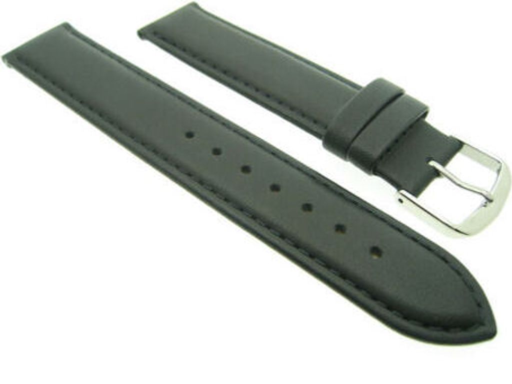 Rece Uhrenarmband Mona schwarz 16 mm XL Produktbild 