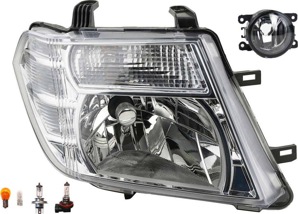 Johns, Scheinwerfer Osram Night Breaker Laser passend für Nissan Pathfinder R51 R Nebel 260105X10B 8200074008 6202E1 00006202E1 6710027 0000620639...