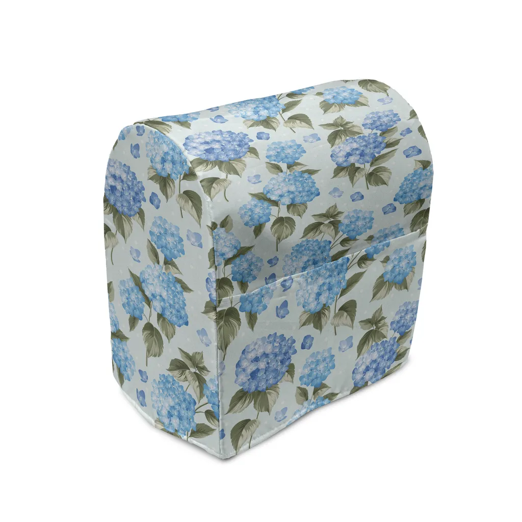 Housse de Cuisine pour Mixeur avec Poches de Rangement Décor Floral