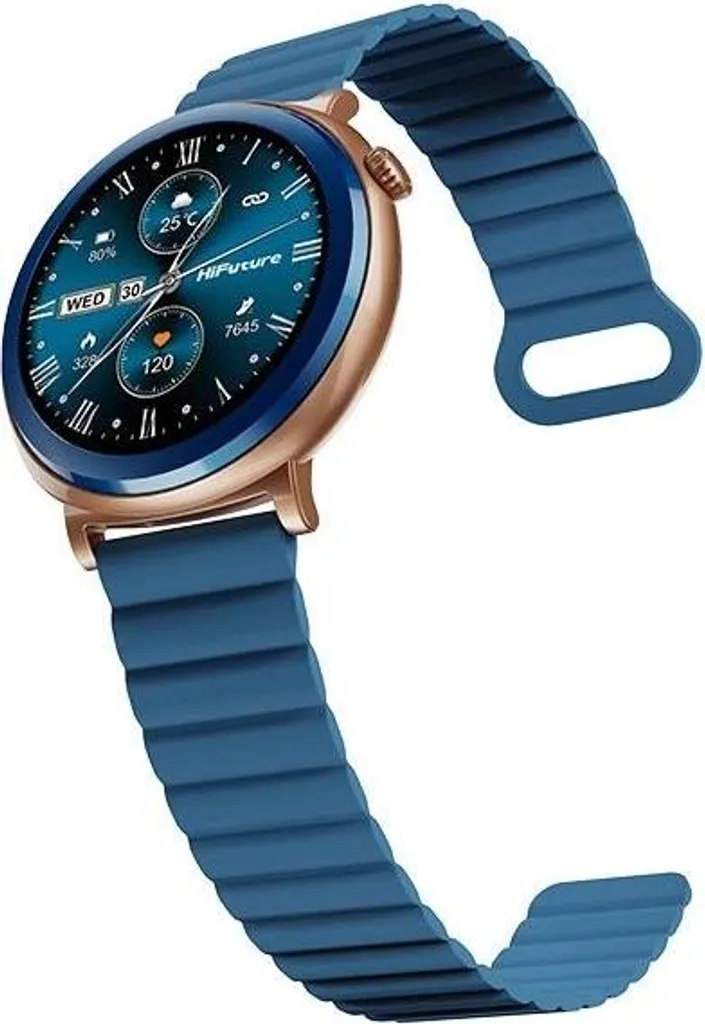 Smartwatch Elegante HiFuture Aurora Blu - Display AMOLED 1.43" - 4