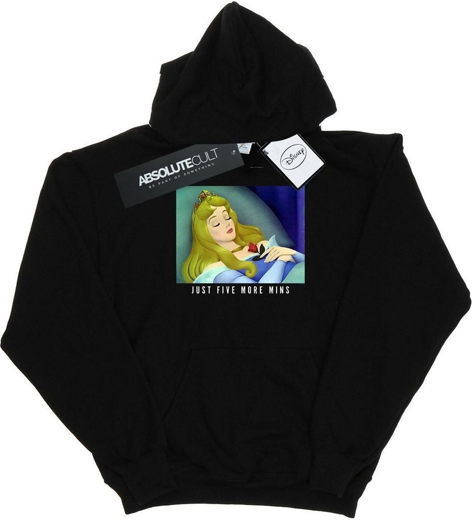 Disney Princess - "Five More Minutes" Kapuzenpullover für Herren BI16672 (3XL) (Schwarz)