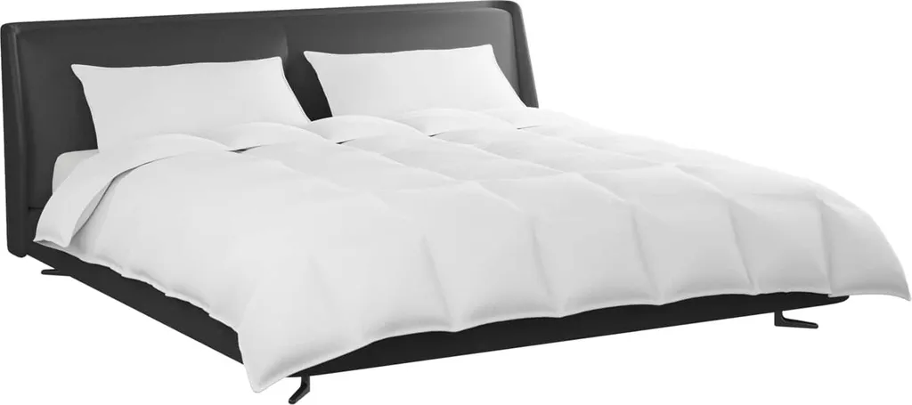 Set Letto Piuma Bianca vidaXL 3 Pezzi | Design Minimal e Comfort