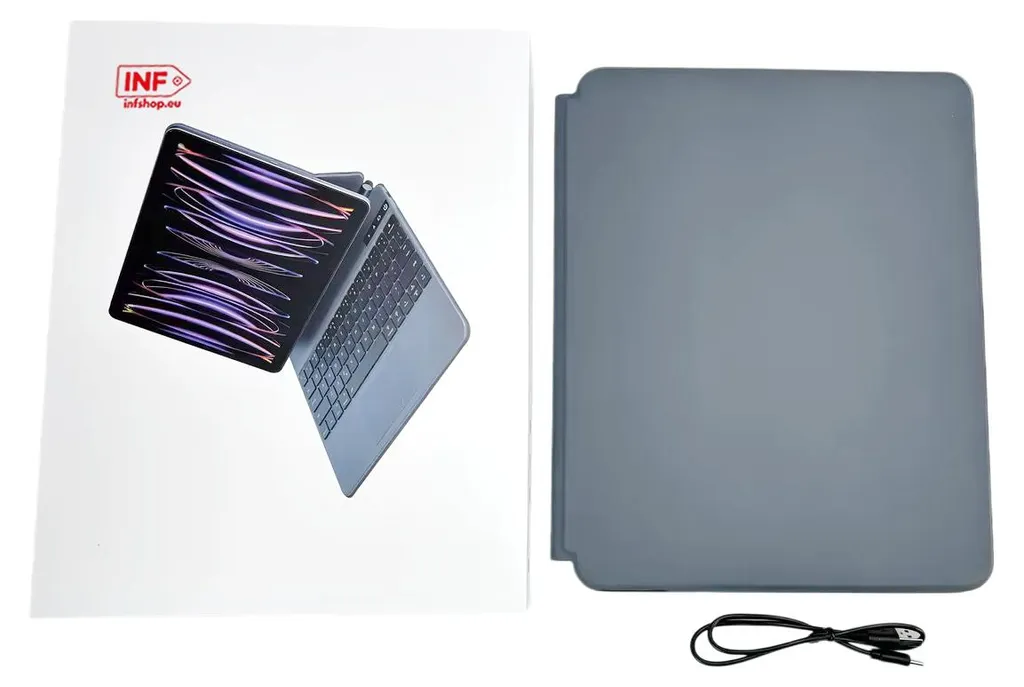 Clavier Bluetooth et Coque iPad Pro 12.9 avec Support Stylet Intégré