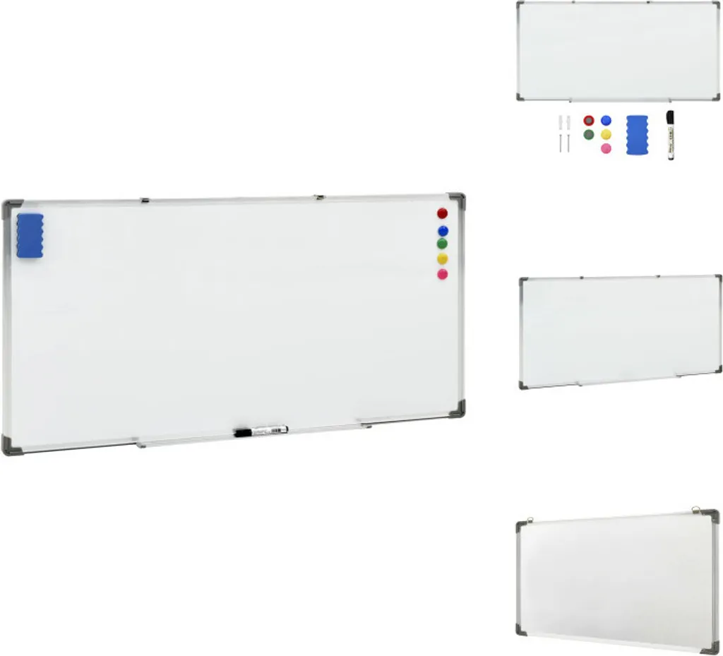 vidaXL Lavagna Bianca Magnetica 110x60: Organizzazione Professionale