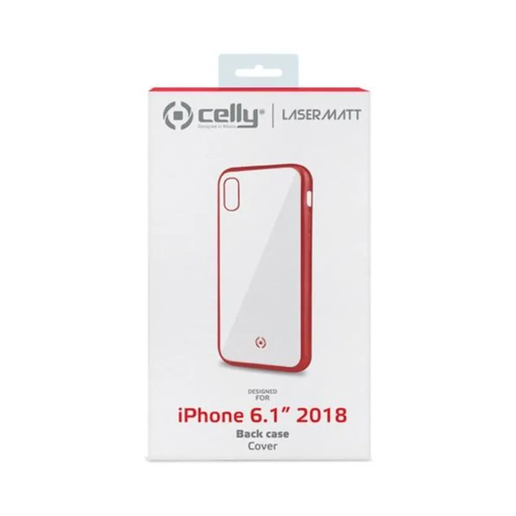 Offerta Cover Celly Laser Matt Rossa | Trasparente e Resistente 6.1"