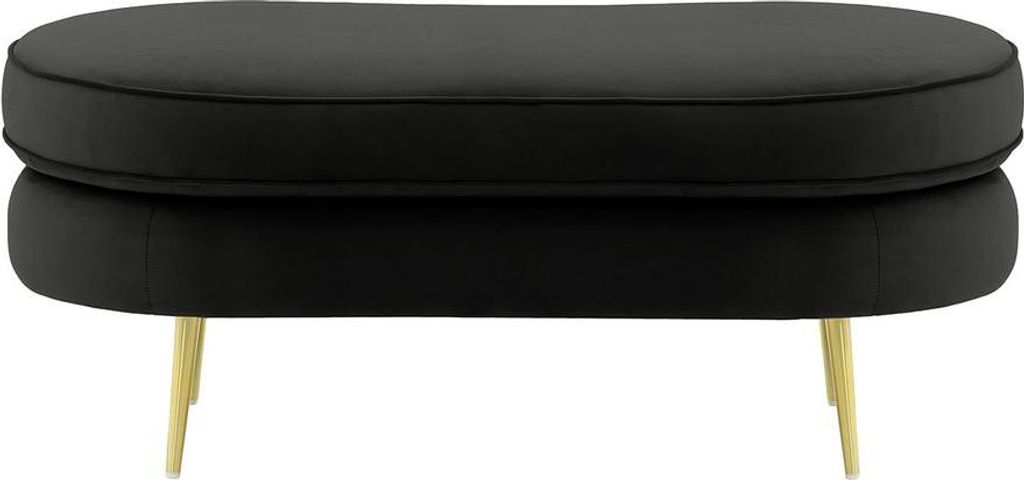 Polsterhocker Kooper-Velluto 20-gold metal