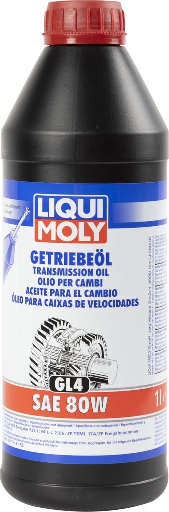 Liqui Moly Getriebeöl (GL4) SAE 80W 1L Produktbild 