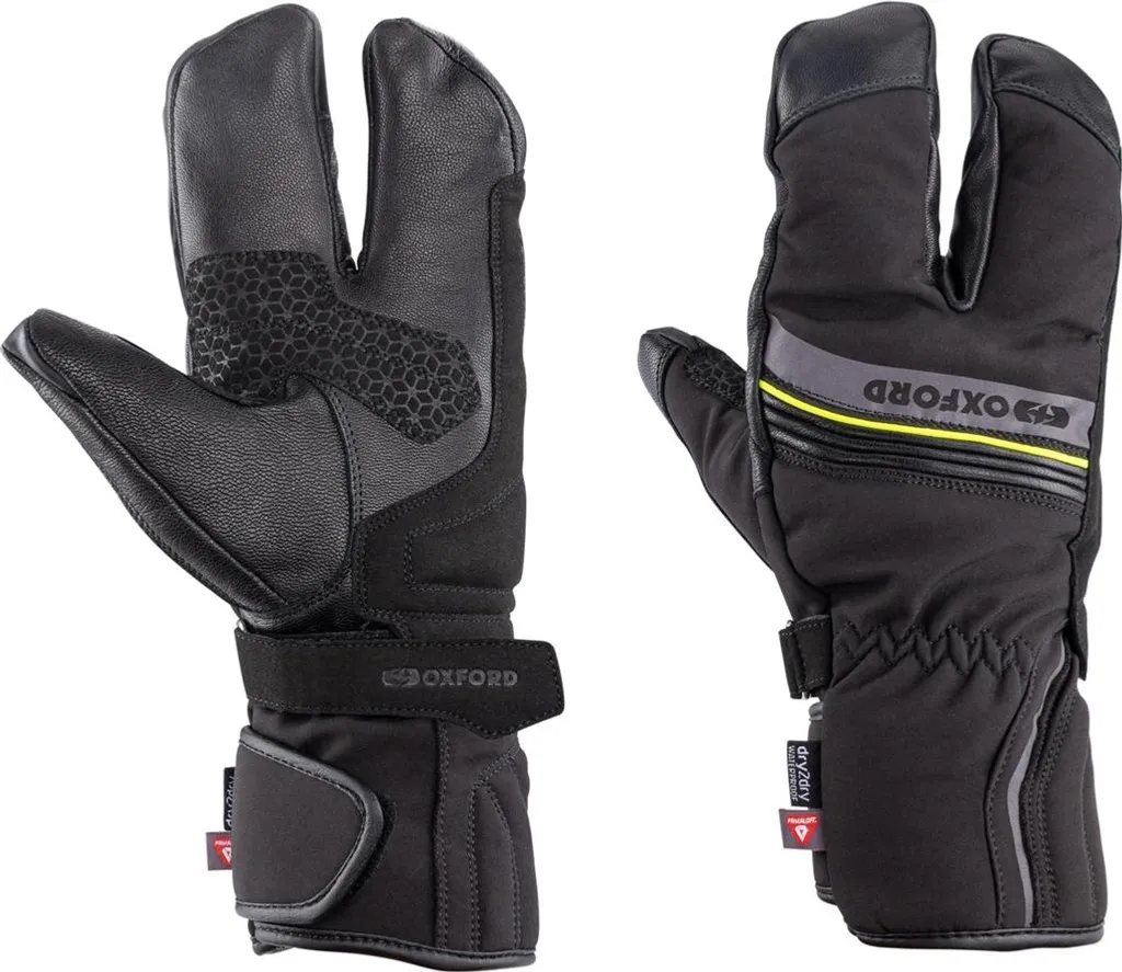 Gants Moto Hiver OXFORD Polar 1.0 - Protection Thermique et Confort Noir