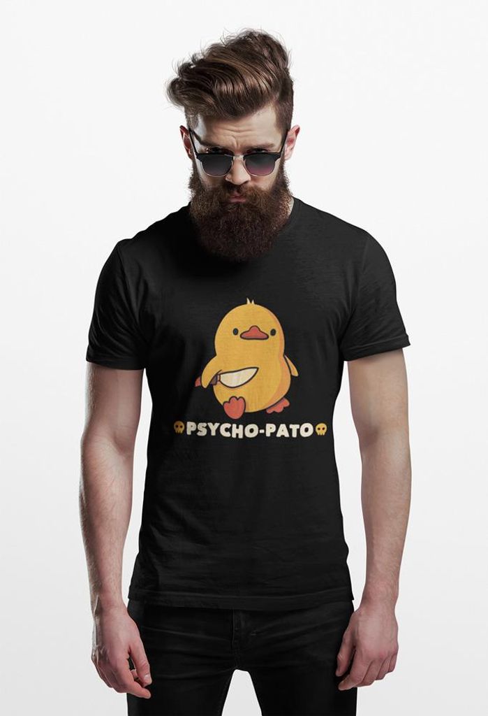 D&B 150 Uni Polo EB00023 Psychopato Schwarz-Größe XL