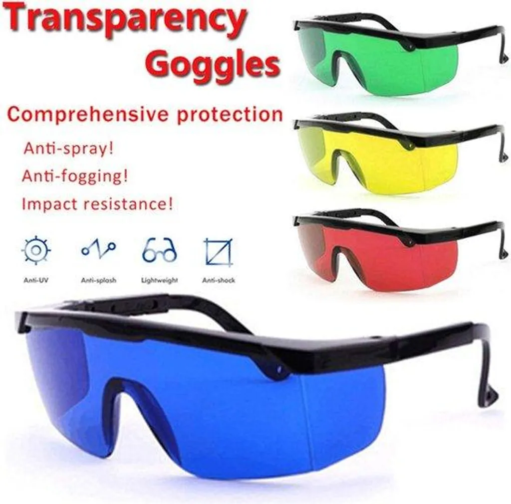 Lunettes de protection pour laser UV et bleu, modèle pro 190 nm-540 nm