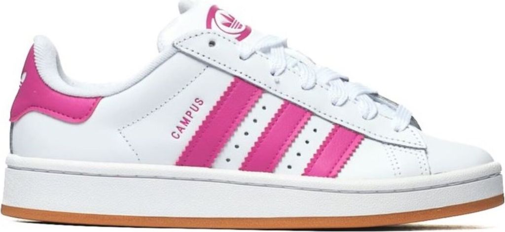 Adidas Damen Campus Schnürhalbschuhe aus Naturleder, Weiß, Produktcode JP7034