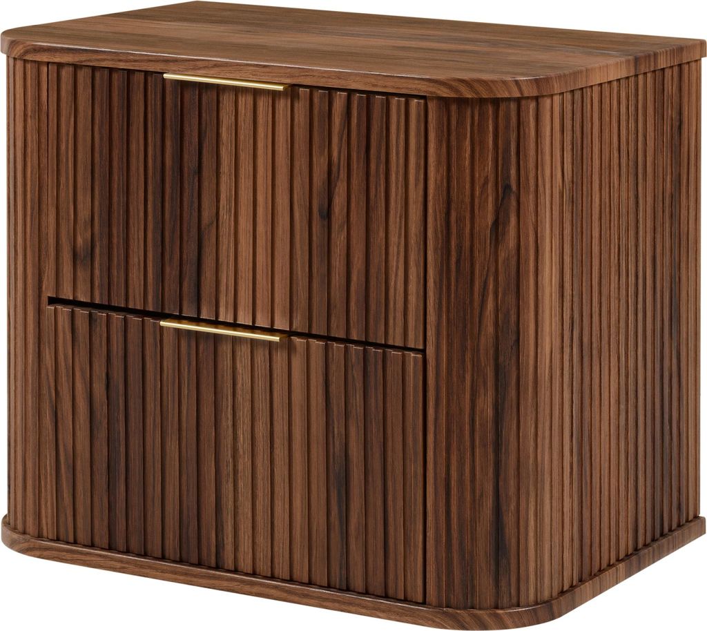 Badezimmerschrank, Eiche-Nussbaum, 60 x 51,7 x 41,5 cm