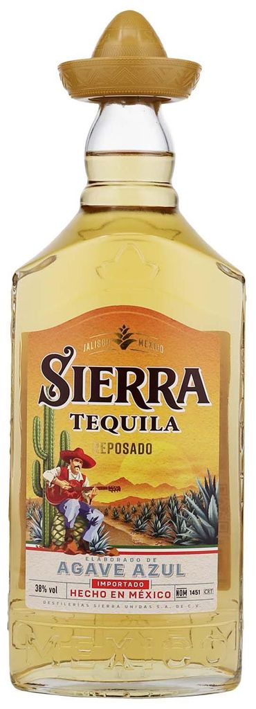 Tequila Sierra Gold 38%   0,7L Produktbild 