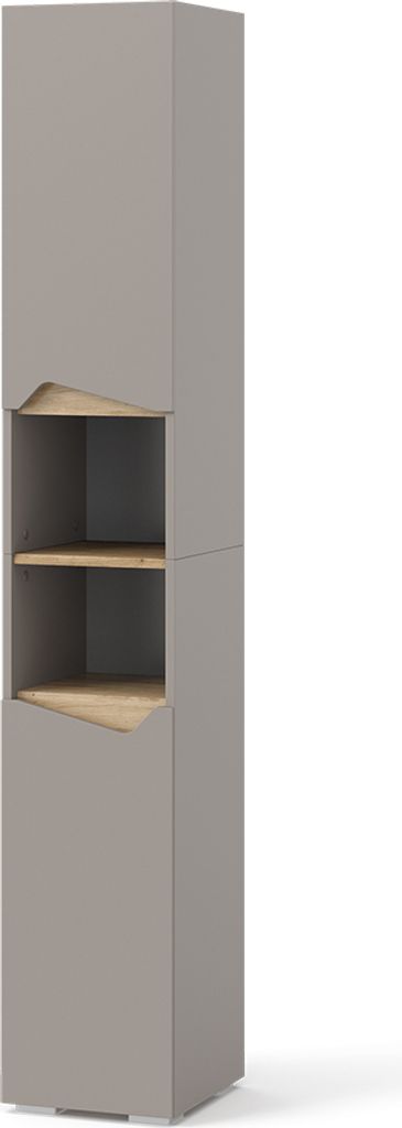 Vicco Badschrank Marelle, 30 x 180 cm mit Türen, und Produktbild 