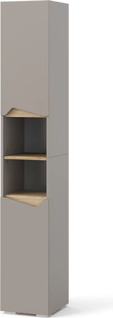 Mobile Bagno Alto Vicco Marelle 30x180cm Grigio Rovere Artisan