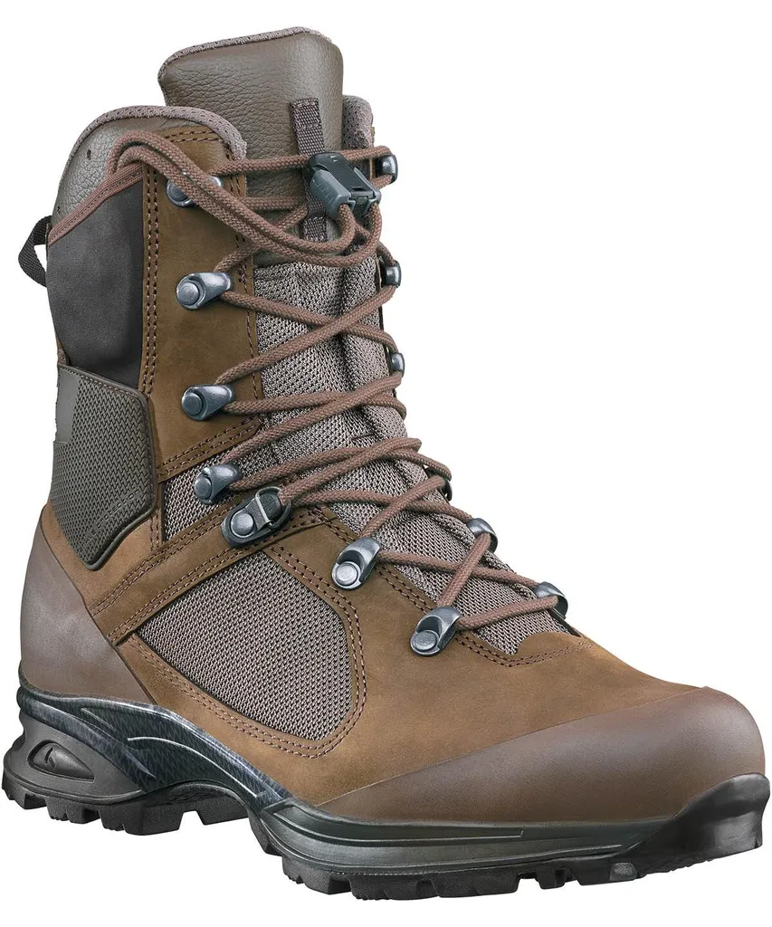 Bottes de trekking étanches Haix Nepal Pro en cuir nubuck marron 47