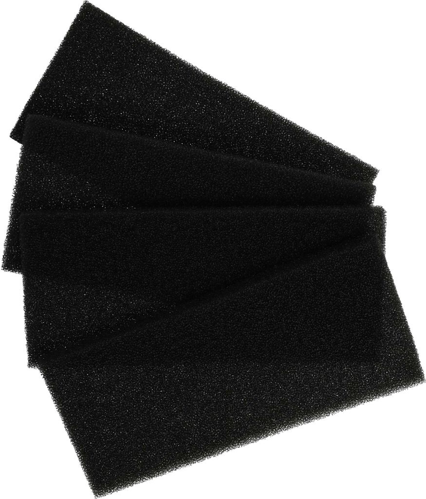 vhbw 4x Filter G3 kompatibel mit Lunos e go, EGO Lüftungsgerät - Filterset, 15,2 x 6,65 x 0,9 cm Schwarz