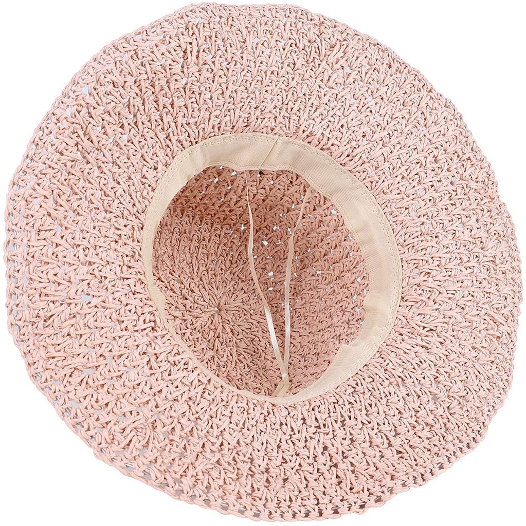 Bkrdty Strohhut Für Damen - Faltbar & Atmungsaktiv, Mit Breiter Krempe Für Strand & Urlaub