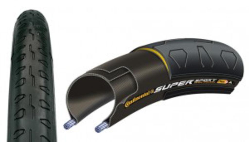 Continental außenrohr Super Sport Plus Breaker 28 x 1,00 (25-622) Draht schwarz