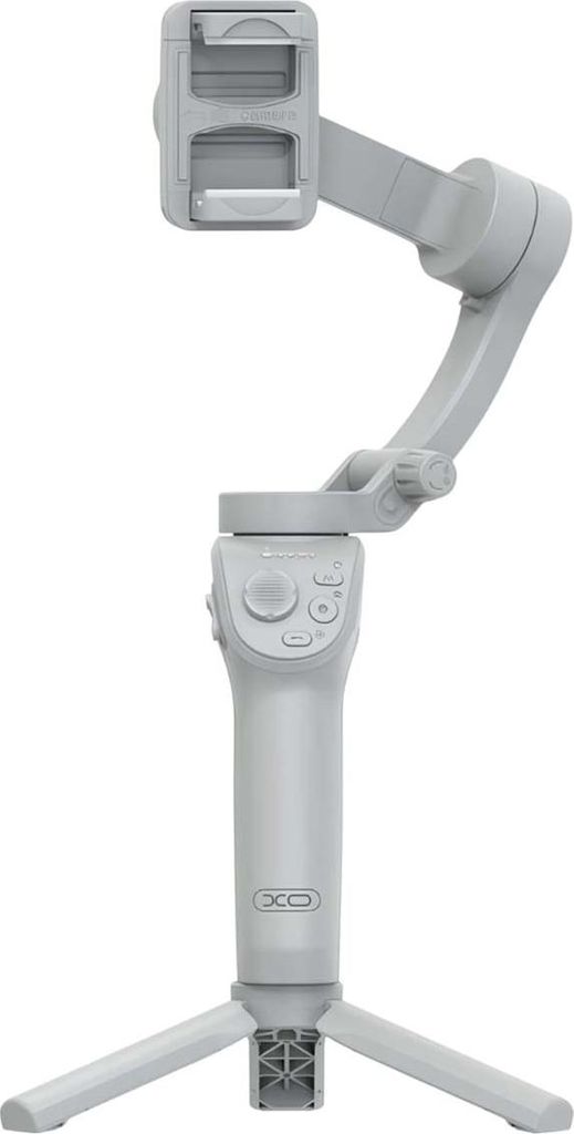 XO, Selfie Stick Bluetooth 5.2 stabilisiert mit Stativ & Fernbedienung, Grau