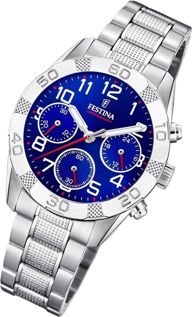 Festina Armbanduhr Kinder F20345/2 Edelstahl Uhr silber Produktbild 