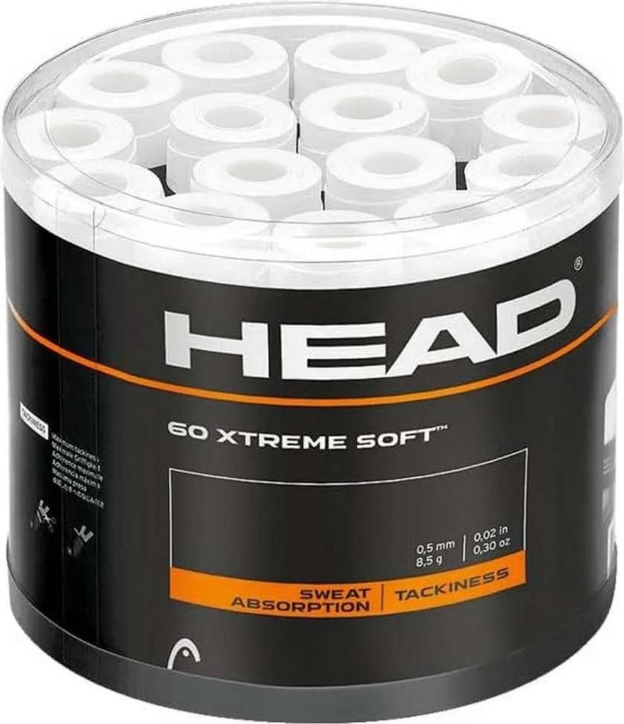 HEAD Overgrip Xtreme Soft Box 60 Stück Weiß