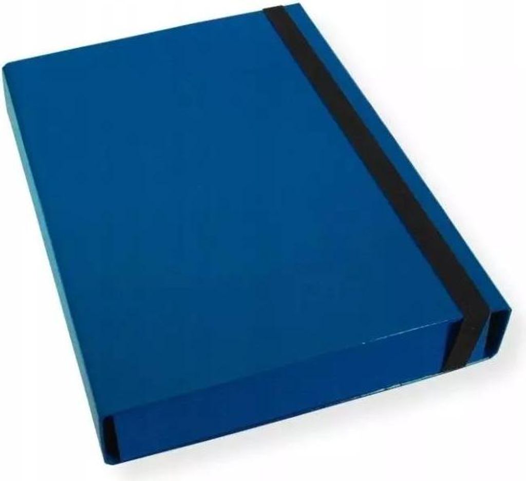 A4-Klappmappe, 5 cm, blau – Penword